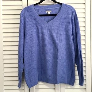 Croft&Barrow Periwinkle lightweight sweater